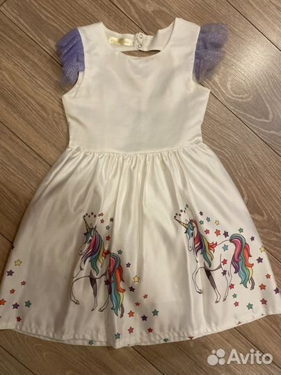 Платье единорожки 146 см hm zara