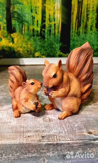 Фигурки белки полистоун
