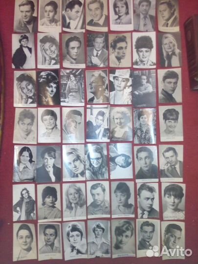 Открытки артисты и кадры из фильмов. Все вместе