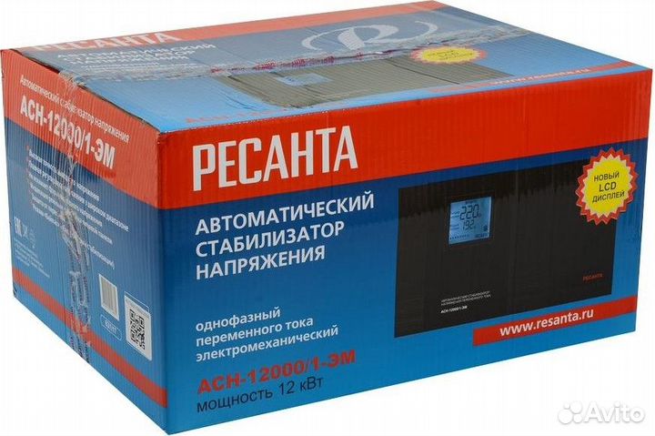 Ресанта асн-12000/1-эм стабилизатор напряжения