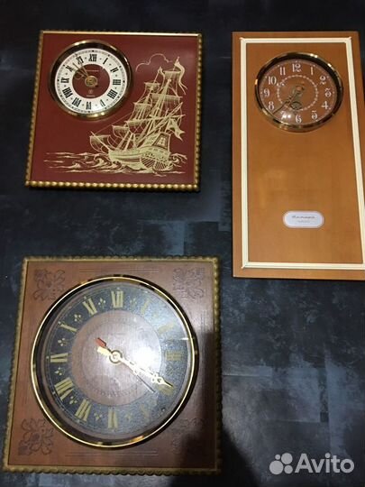 Часы настенные СССР «Янтарь», «Маяк»
