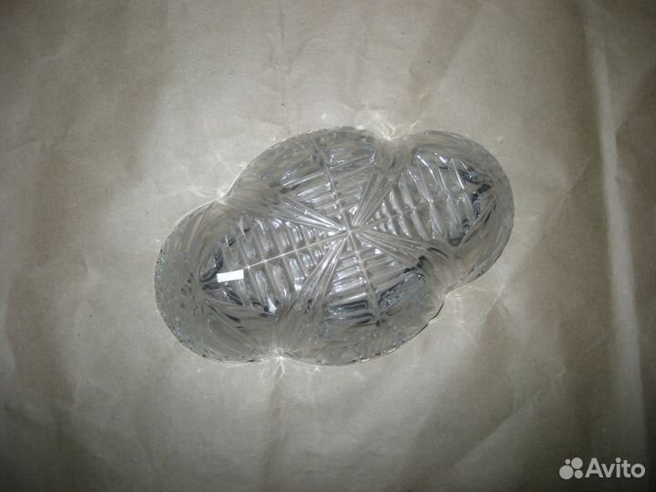Рюмки СССР стеклянные хрустальные салатник