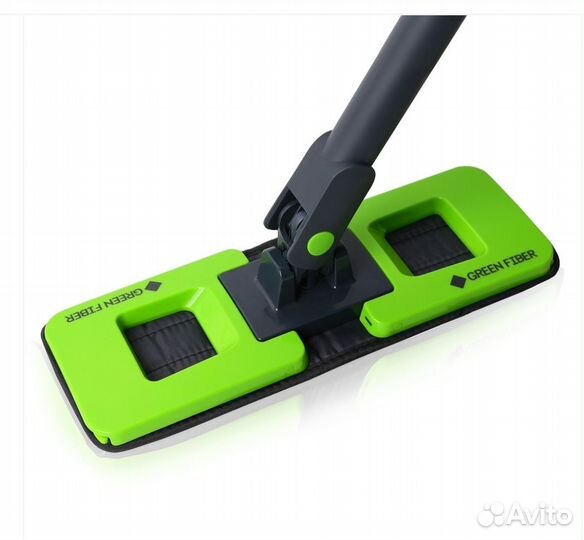 Швабра с отжимом Green Fiber twist
