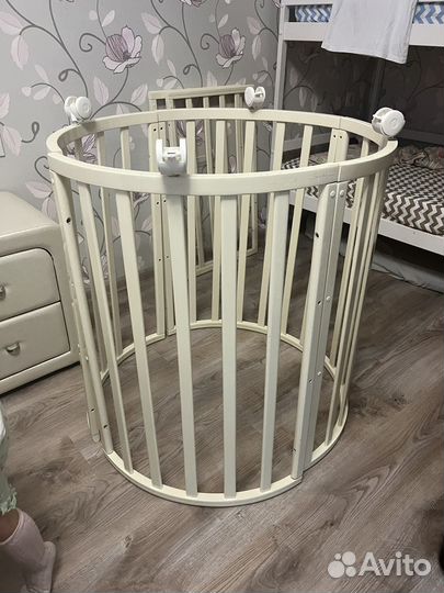 Детская кроватка круглая