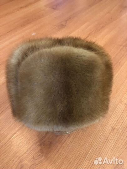 Норковая шапка мужская р54-55