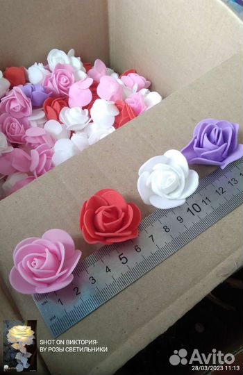 Розочки из фома