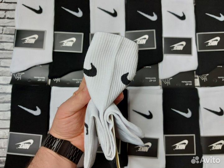 Носки высокие Nike хлопок