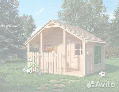 Детский игровой домик для дачи