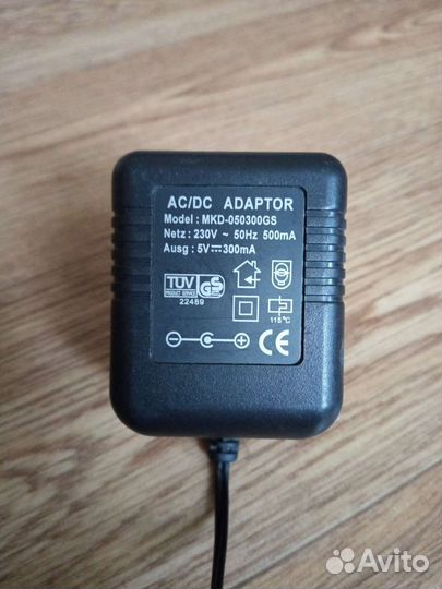 Блок питания 5v 300mA