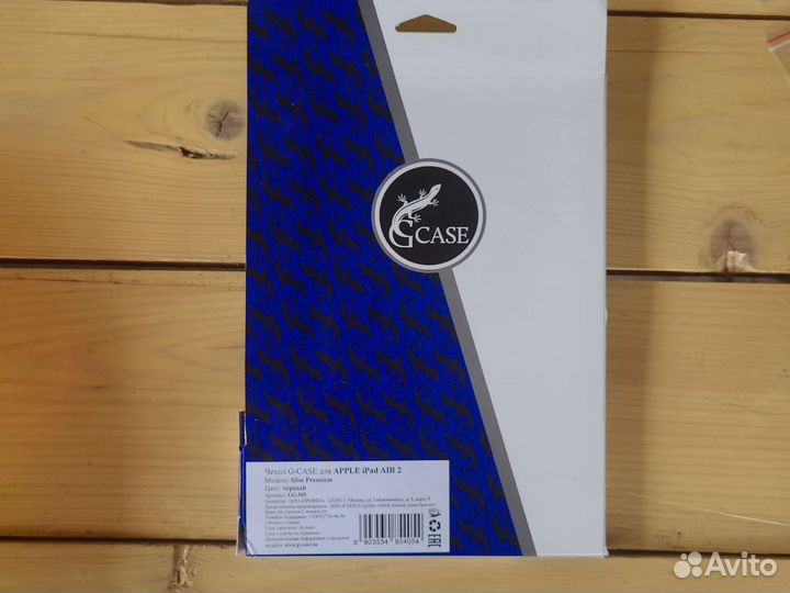 Чехол g-case apple iPad air 2 модель slim premium