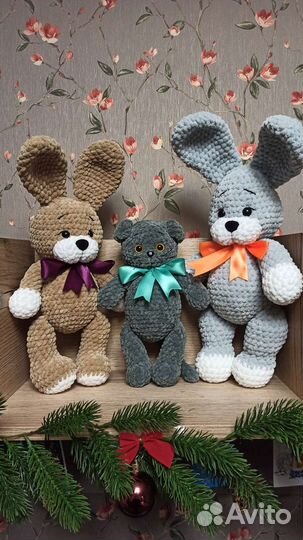 Плюшевые игрушки ручной работы