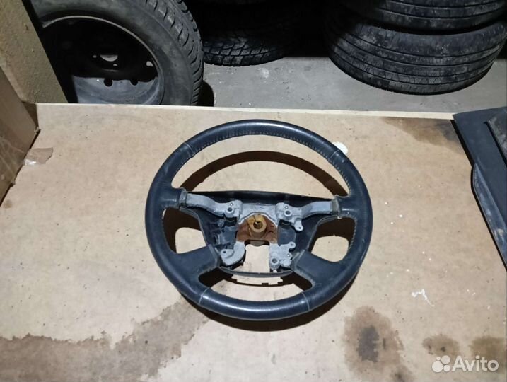 Mitsubishi lancer 9 кожаный руль