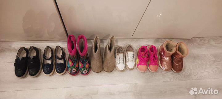 Одежда и обувь на девочку пакетом