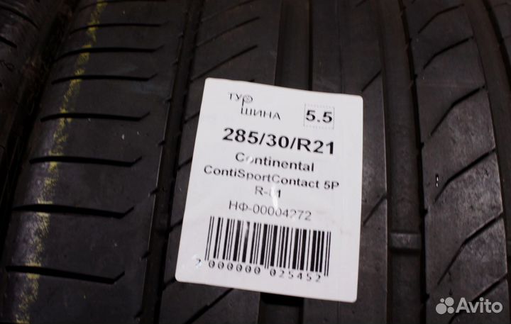 Continental ContiSportContact 5P 285/30 R21 94Y