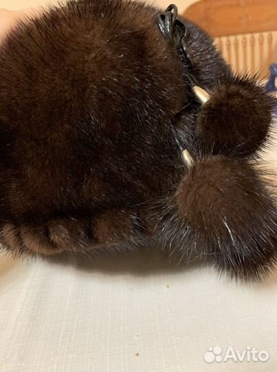 Шапка норковая женская