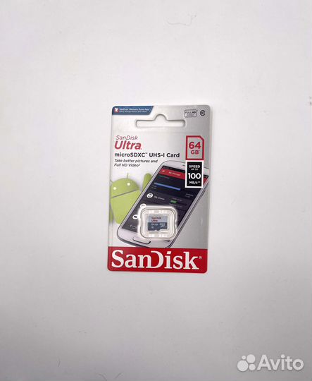 Карта памяти microsd 64Gb