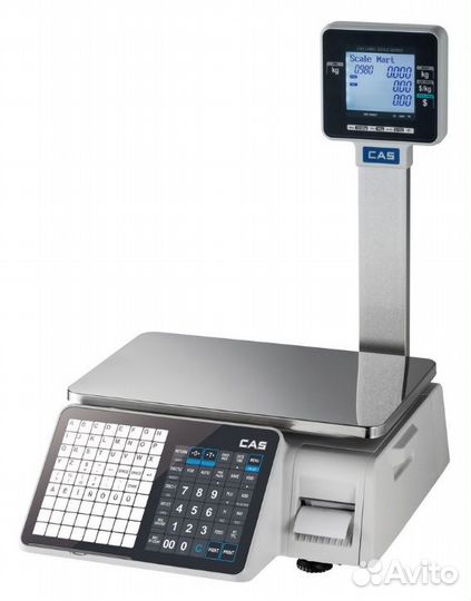 Торговые весы с печатью этикеток CAS CL3000J-06P