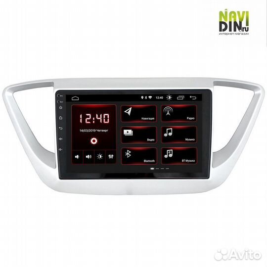 Магнитола Incar 2402 Hyundai Solaris 16+