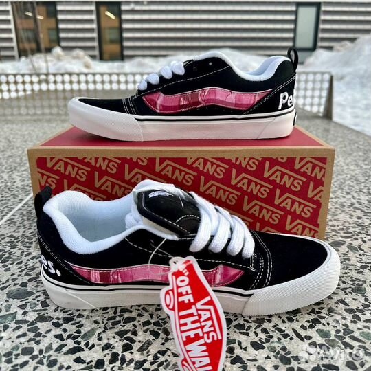 Кеды Peaches х Vаns Кnu Skооl Blасk Рink