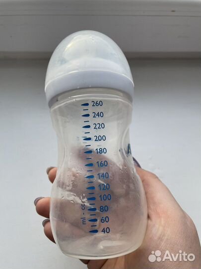 Молокоотсос avent ручной, бутылочка