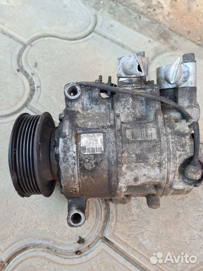 Компрессор кондиционера на Audi a4 b7 1.8