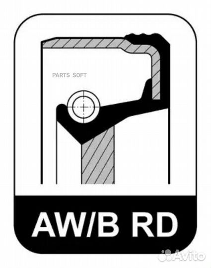 Elring 440760 Сальник коленчатого/распределительно