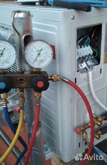Чистка ремонт заправка сплит систем и кондиционеро