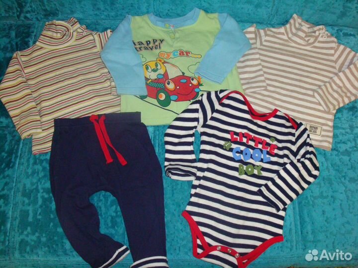 Одежда для мальчика на рост 74-80 см пакетом