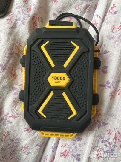 Powerbank 10000mah ip67+фонарик походный