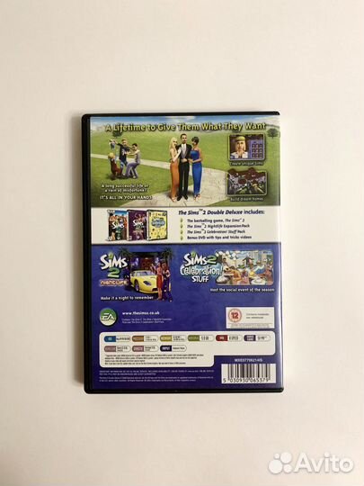 The Sims 2: Double Deluxe зарубеж лицензия DVD-box
