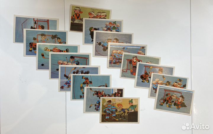 Набор открыток Шайбу Шайбу 1973г