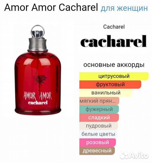 Cacharel Amor Amor Духи Тестер 25 мл