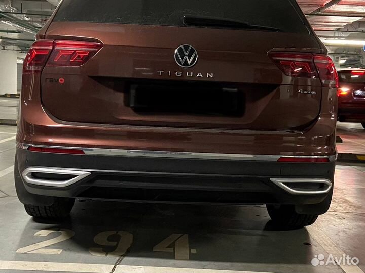 Имитация выхлопа VW Tiguan 2021 MiloTec