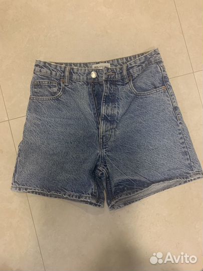 Шорты джинсовые zara, размер EUR 38, MEX28