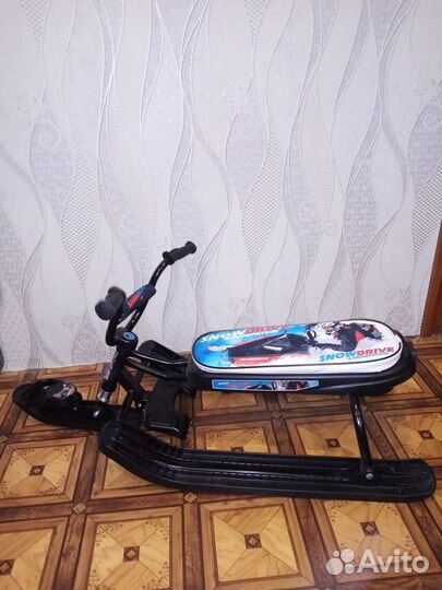 Снегокат двухместный. (до 100кг.)