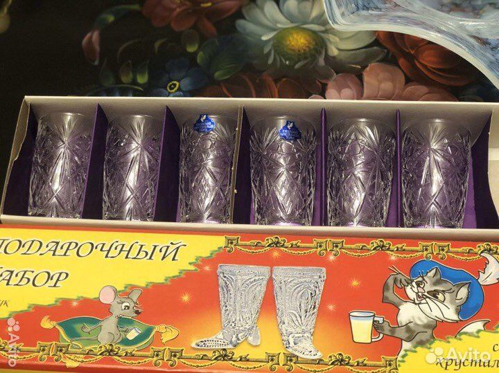 Стопки рюмки фужеры