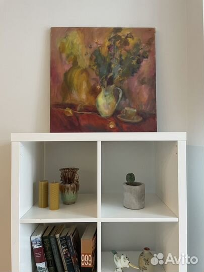Картина маслом натюрморт, 65х66