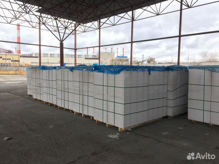 Газоблок. Газобетонные блоки. Отгрузка от 30м3