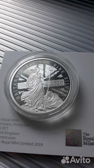 Монета Британия 2020