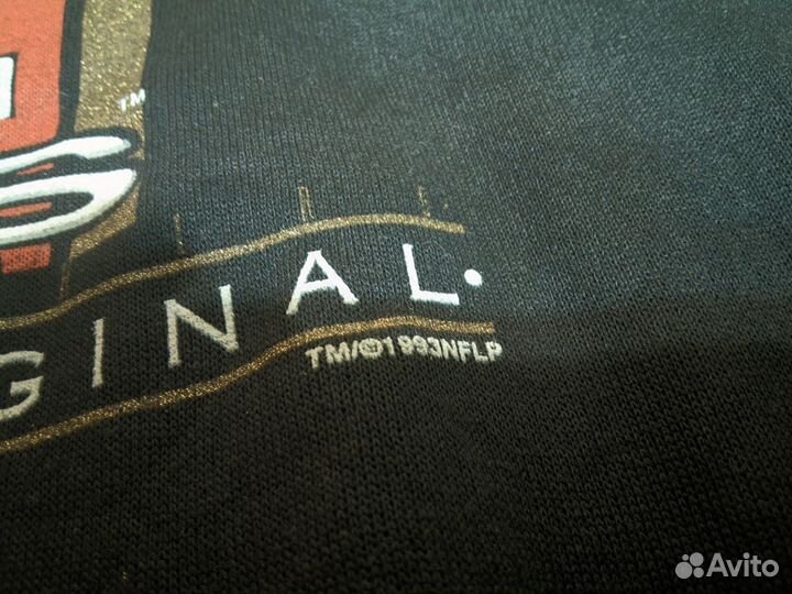 Винтажный свитшот Delta NFL 1993 L\XL новый