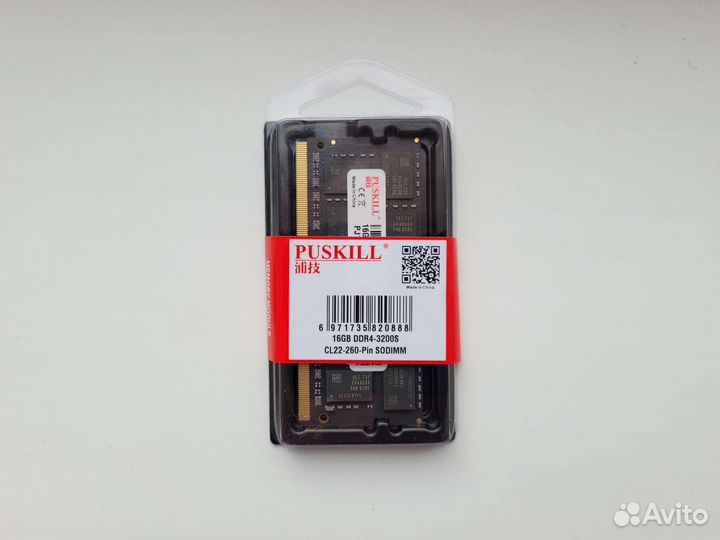 DDR4 puskill 16gb 3200mhz SO-dimm