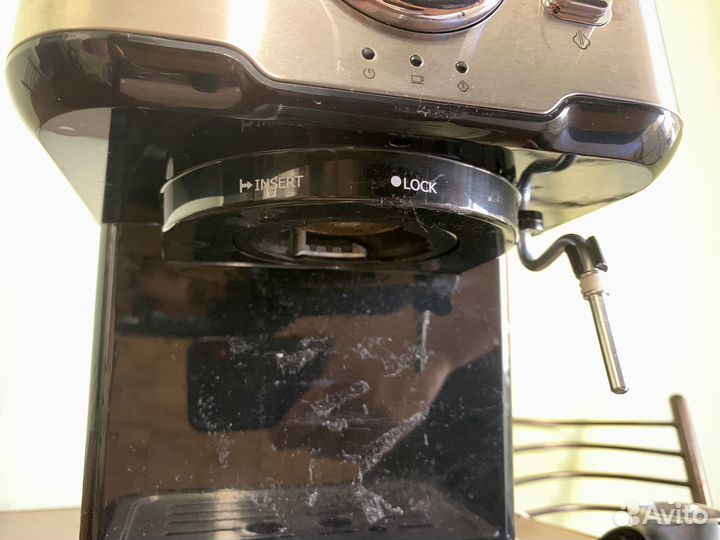 Кофеварка рожковая brayer BR 1101 серебристый