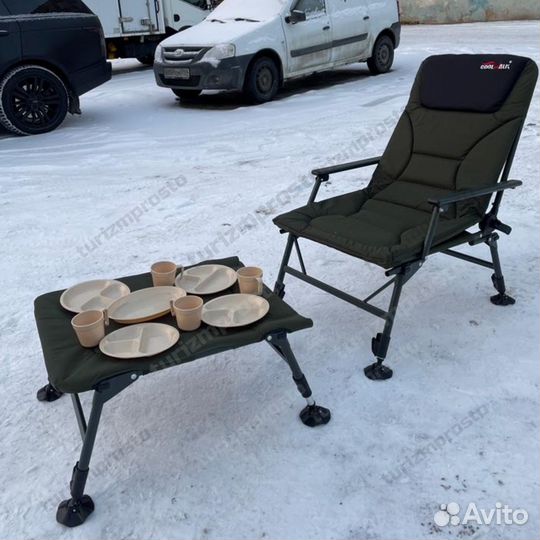 Кресло карповое с подставкой