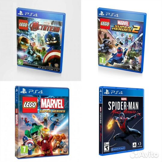 Ps4 Lego super Heroes Spider Man Мстители