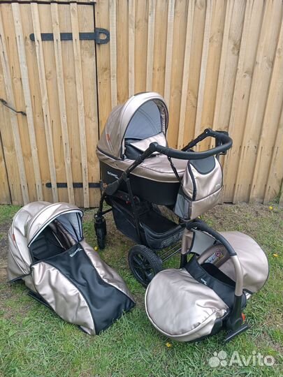 Коляска 3в1 sonic verdi plus