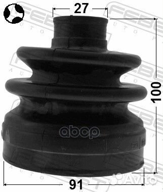 Пыльник шруса внутреннего (комплект) 1215sanfer