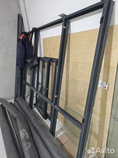 Балконная рама бу алюминиевая