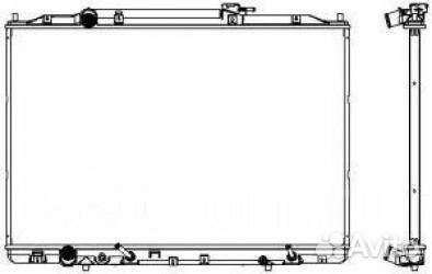 Радиатор acura MDX 07-13 акура мдх