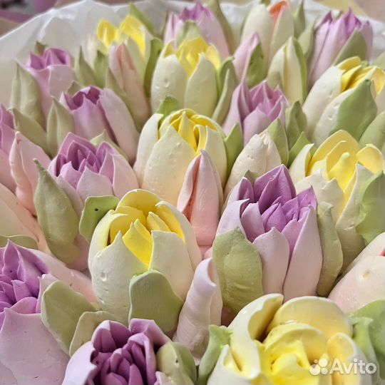 Зефирные тюльпаны