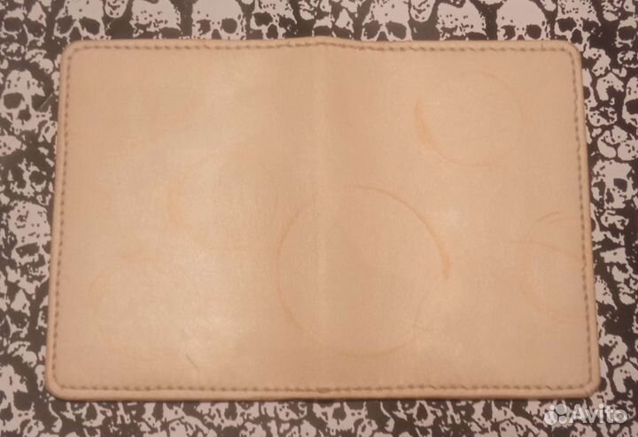 Кожаный чехол до паспорта
